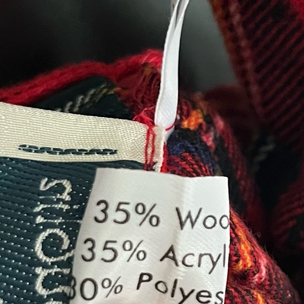 O’Neil of Dublin | Red Wool Tartan Plaid Kilt Jumper Dress Toddler Ireland 3/4 - Picture 4 of 5